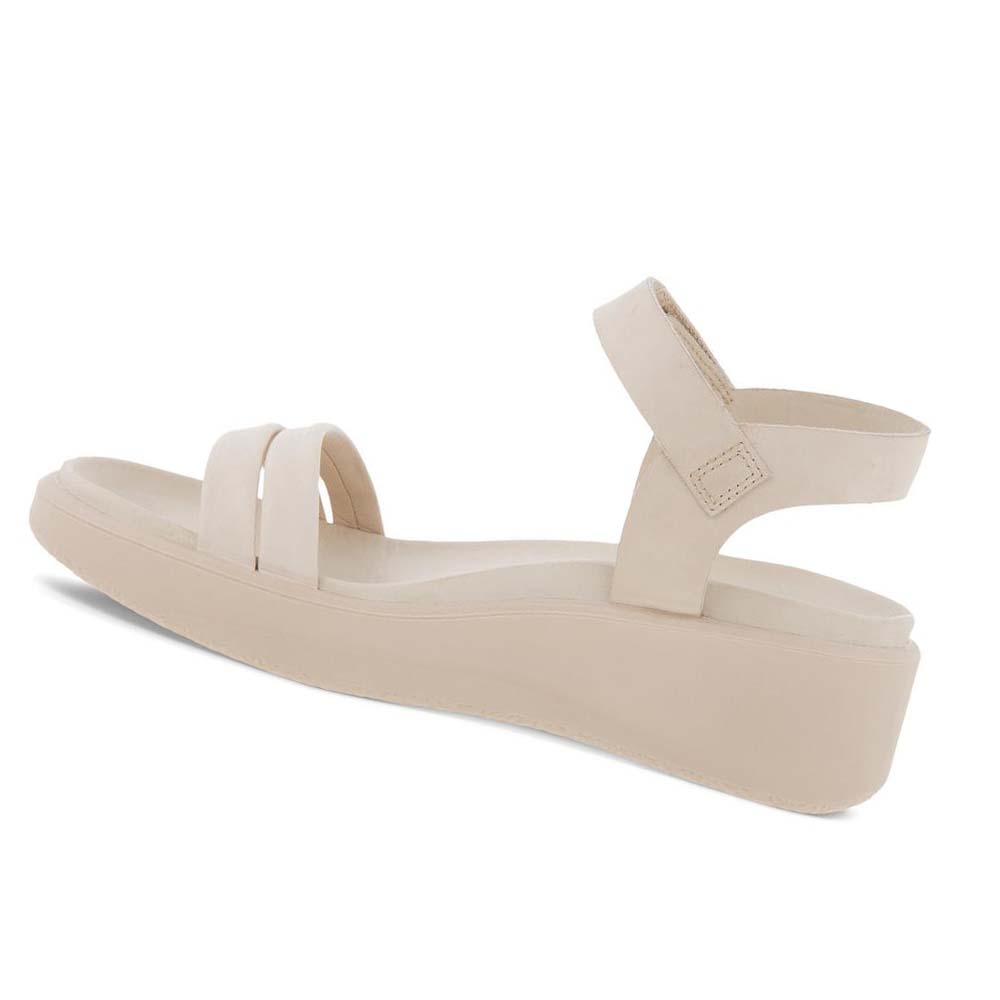 Ecco Flowt Lx Wedge Pensko Dame Beige | NO 100JPQ